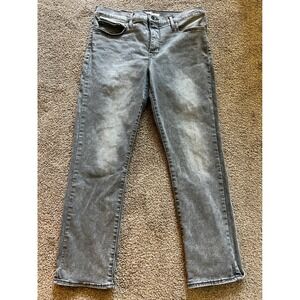 Levi's 314 Shaping Straight‎ Gray Wash Denim Jeans Casual Everyday Size 32